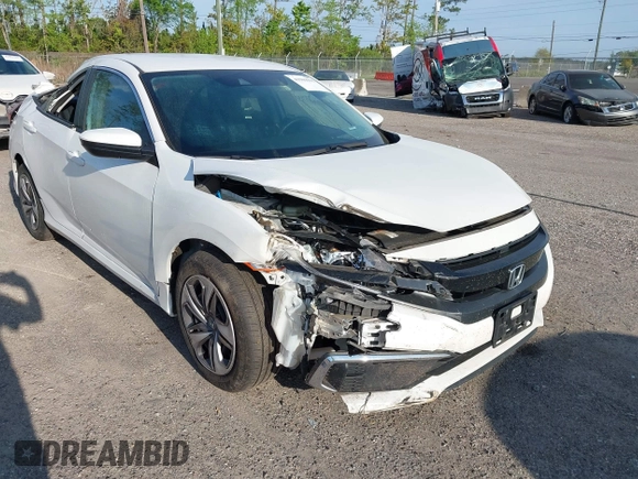 2020 Honda Civic LX with VIN 19XFC2F62LE212421, listed as a IAAI auction lot 41909995 with 46,312 mi miles and . Bid and sale history available at DreamBid. Image 6.