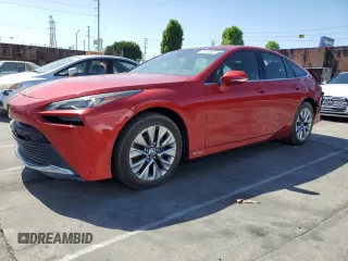 2021 Toyota Mirai XLE with VIN JTDAAAAA2MA003464, listed as a Copart auction lot 57154465 with 23,289 mi miles and Salvage title. Bid and sale history available at DreamBid. Image 1.