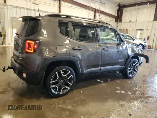 2021 Jeep Renegade Latitude with VIN ZACNJDB10MPM67416, listed as a Copart auction lot 41820515 with 36,119 mi miles and Non repairable. Bid and sale history available at DreamBid. Image 3.