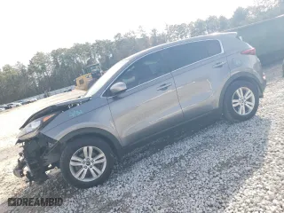 2018 Kia Sportage LX with VIN KNDPM3AC9J7468640, listed as a Copart auction lot 45296925 with 100613 miles and Salvage Title. Bid and sale history available at carsss.com. Image 1.