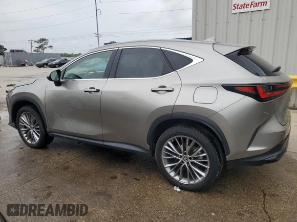 2022 Lexus NX with VIN 2T2GKCEZ4NC008144, listed as a Copart auction lot 53553595 with 35,834 mi miles and Salvage Title. Bid and sale history available at carsss.com. Image 2.