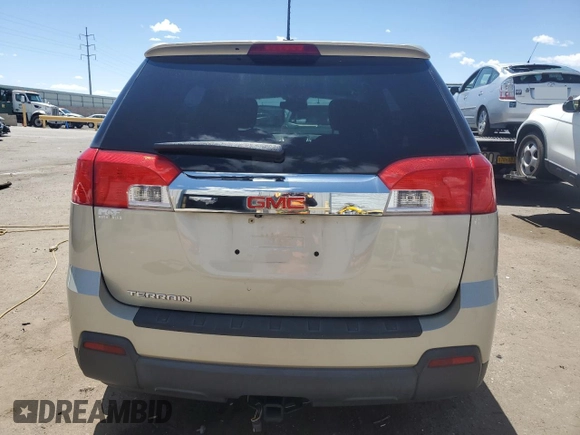 2015 GMC Terrain SLE with VIN 2GKALMEK8F6432823, listed as a Copart auction lot 54624485 with 109,523 mi miles and Salvage title. Bid and sale history available at DreamBid. Image 6.
