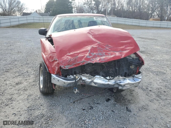 2000 Chevrolet S-10 LS with VIN 1GCCS14W3YK275759, listed as a Copart auction lot 86515544 with 0 mi miles and Salvage Title. Bid and sale history available at carsss.com. Image 5.