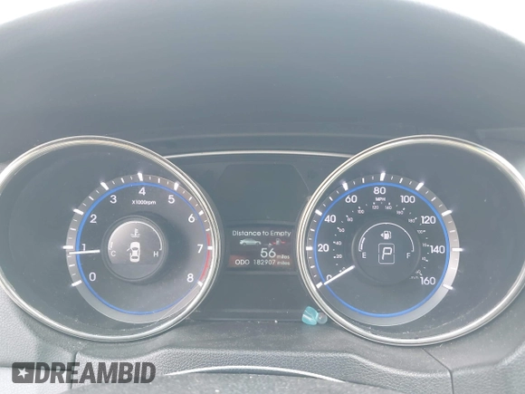 2013 Hyundai Sonata GLS with VIN 5NPEB4AC6DH539103, listed as a IAAI auction lot 42124467 with 182,907 mi miles and . Bid and sale history available at carsss.com. Image 7.