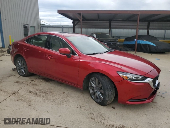 2020 Mazda 6 Grand Touring with VIN JM1GL1TY5L1522330, listed as a Copart auction lot 50432105 with 77,166 mi miles and Clean Title. Bid and sale history available at DreamBid. Image 4.