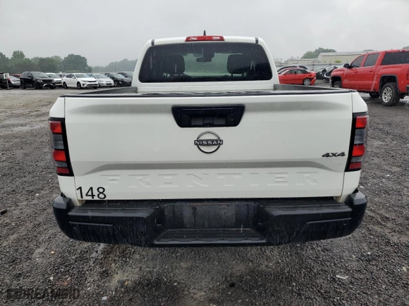 2023 Nissan Frontier S with VIN 1N6ED1CM4PN645324, listed as a Copart auction lot 53846804 with 21,818 mi miles and Salvage Title. Bid and sale history available at carsss.com. Image 6.