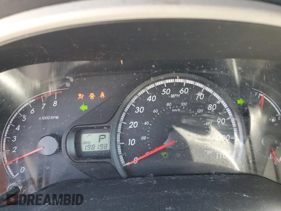 2011 Toyota Sienna LE with VIN 5TDJK3DC4BS005853, listed as a Copart auction lot 53582855 with 198,198 mi miles and Salvage Title. Bid and sale history available at carsss.com. Image 9.