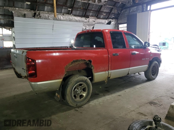 2007 Dodge 1500 SLT с VIN 1D7HU18267J628352, выставлен на аукционе Copart как лот 56397715 с пробегом 206 423 миль миль и Списание • Salvage title. История ставок и продаж доступна на DreamBid. Изображение 3.