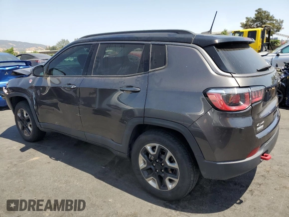 2017 Jeep Compass Trailhawk with VIN 3C4NJDDB8HT674627, listed as a Copart auction lot 59790325 with 66,349 mi miles and Salvage title. Bid and sale history available at DreamBid. Image 2.