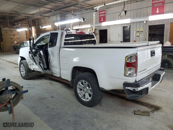 2022 Chevrolet Colorado 2WD LT with VIN 1GCHSCEA2N1246873, listed as a Copart auction lot 43999335 with 36,887 mi miles and Salvage Title. Bid and sale history available at carsss.com. Image 2.