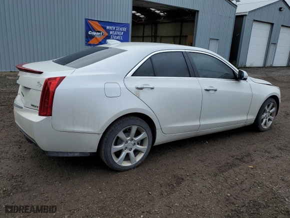 2015 Cadillac ATS Sedan Standard AWD with VIN 1G6AG5RX0F0141322, listed as a Copart auction lot 72882794 with 0 mi miles and Non Repairable. Bid and sale history available at carsss.com. Image 3.
