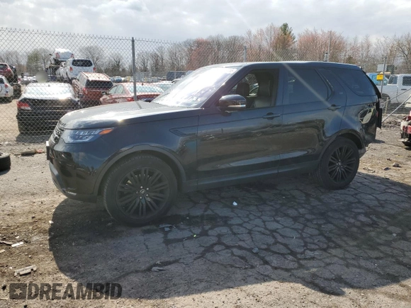 2017 Land Rover Discovery HSE Luxury z VIN SALRHBBV9HA044632, wystawiony jako Copart lot #49712655 z przebiegiem 47 874 mil mil oraz Szkoda całkowita • Salvage title. Historia ofert i sprzedaży dostępna na DreamBid. Obrazek 1.