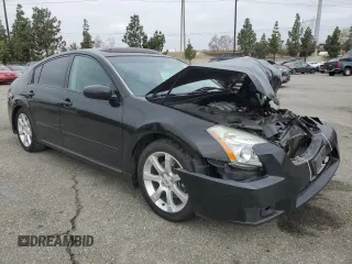 2008 Nissan Maxima SE with VIN 1N4BA41E38C809788, listed as a Copart auction lot 55996735 with Not provided miles and Salvage title. Bid and sale history available at DreamBid. Image 4.