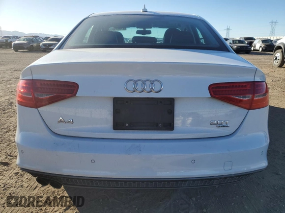 2015 Audi A4 Premium Plus with VIN WAUFFAFL2FN002342, listed as a Copart auction lot 87968965 with 66,300 mi miles and Salvage Title. Bid and sale history available at carsss.com. Image 6.