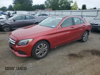 2017 Mercedes-Benz C 300 with VIN 55SWF4KB3HU224146, listed as a Copart auction lot 62603675 with 49,317 mi miles and Salvage title. Bid and sale history available at DreamBid. Image 1.