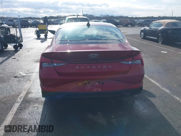 2023 Hyundai Elantra SEL with VIN KMHLM4AG9PU522161, listed as a IAAI auction lot 41738537 with 30,035 mi miles and . Bid and sale history available at DreamBid. Image 16.