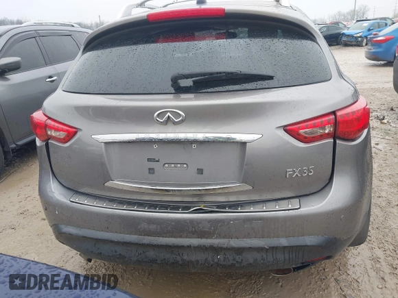 2010 Infiniti FX35 with VIN JN8AS1MW6AM856999, listed as a IAAI auction lot 41051039 with 166,714 mi miles. Bid and sale history available at carsss.com. Image 16.
