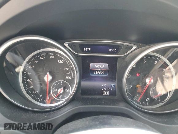 2018 Mercedes-Benz CLA 250 with VIN WDDSJ4EB4JN692071, listed as a Copart auction lot 54217165 with 139,609 mi miles and Salvage title. Bid and sale history available at DreamBid. Image 9.
