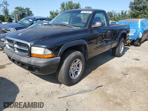 2004 Dodge Dakota with VIN 1D7GG16K14S588841, listed as a Copart auction lot 68306394 with Not Provided miles and Salvage Title. Bid and sale history available at DreamBid. Image 1.