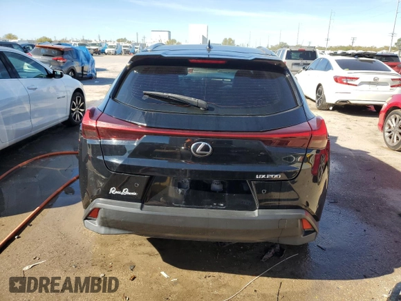 2021 Lexus UX with VIN JTHP3JBH6M2034578, listed as a Copart auction lot 48185835 with 55,297 mi miles and Salvage Title. Bid and sale history available at carsss.com. Image 6.