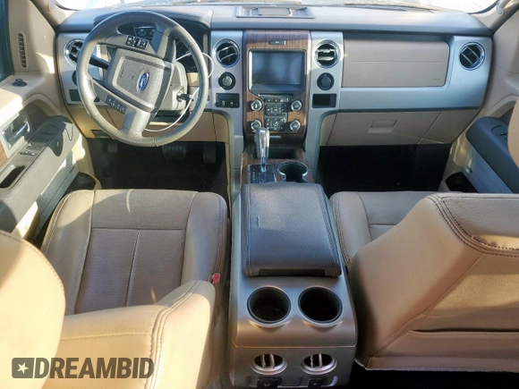 2014 Ford F-150 XL with VIN 1FTFW1EF0EKF18679, listed as a Copart auction lot 60872435 with 128,203 mi miles and Salvage title. Bid and sale history available at DreamBid. Image 8.