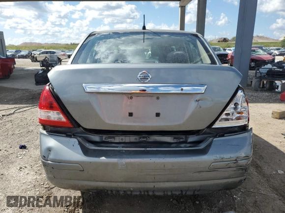 2008 Nissan Versa 1.8 S with VIN 3N1BC11E48L416960, listed as a Copart auction lot 50743655 with 179,875 mi miles and Salvage Title. Bid and sale history available at carsss.com. Image 6.