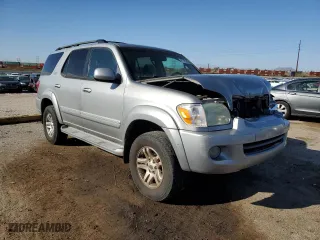2006 Toyota Sequoia SR5 with VIN 5TDZT34A56S283438, listed as a Copart auction lot 47795345 with 294,912 mi miles and Salvage Title. Bid and sale history available at carsss.com. Image 4.
