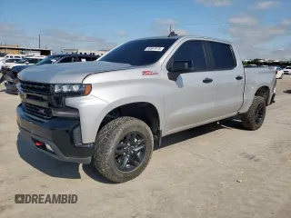 2021 Chevrolet Silverado 1500 LT Trail Boss with VIN 3GCPYFED1MG247406, listed as a Copart auction lot 55861975 with 41,423 mi miles and Salvage Title. Bid and sale history available at DreamBid. Image 1.