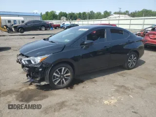 2022 Nissan Versa SV z VIN 3N1CN8EV6NL840363, wystawiony jako Copart lot #59433435 z przebiegiem 34 755 mil mil oraz Szkoda całkowita • Salvage title. Historia ofert i sprzedaży dostępna na DreamBid. Obrazek 1.