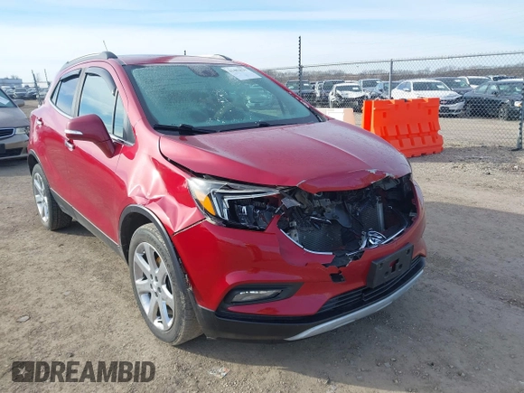 2017 Buick Encore Essence with VIN KL4CJCSB4HB172293, listed as a IAAI auction lot 41482029 with 107,685 mi miles and . Bid and sale history available at carsss.com. Image 17.