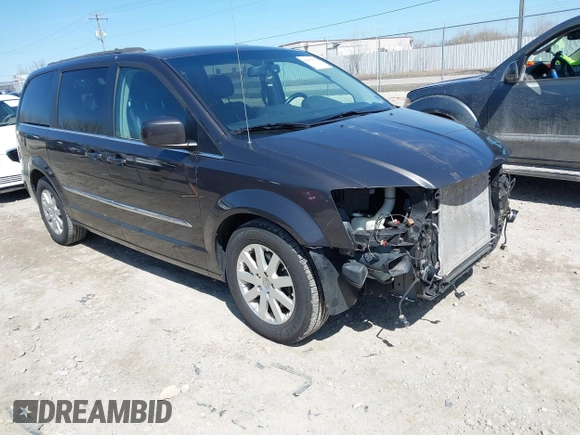 2015 Chrysler Town & Country Touring with VIN 2C4RC1BG9FR538421, listed as a IAAI auction lot 42055002 with 152,804 mi miles. Bid and sale history available at carsss.com. Image 1.
