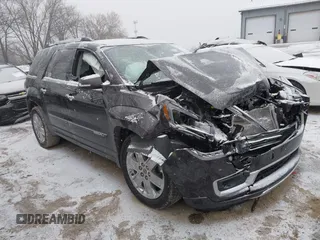 2014 GMC Acadia Denali z VIN 1GKKVTKD0EJ244250, wystawiony jako IAAI lot #41003274 z przebiegiem 108 675 mil mil oraz . Historia ofert i sprzedaży dostępna na DreamBid. Obrazek 1.