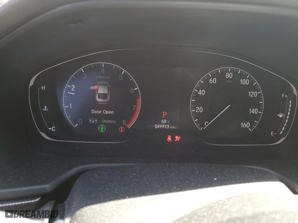 2019 Honda Accord Sedan Sport 1.5T with VIN 1HGCV1F33KA088496, listed as a Copart auction lot 50269915 with 49,913 mi miles and Salvage Title. Bid and sale history available at carsss.com. Image 9.