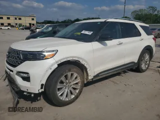 2024 Ford Explorer Limited z VIN 1FMSK7FH6RGA46196, wystawiony jako Copart lot #53277405 z przebiegiem 22 363 mil mil oraz Szkoda całkowita • Salvage title. Historia ofert i sprzedaży dostępna na DreamBid. Obrazek 1.