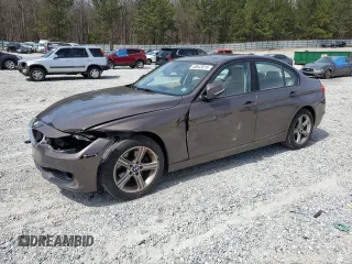 2014 BMW 3 Series 328i with VIN WBA3A5C55EF605762, listed as a Copart auction lot 49843615 with 99,299 mi miles and Salvage Title. Bid and sale history available at carsss.com. Image 1.