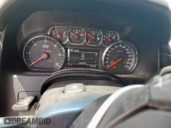 2015 Chevrolet Tahoe LT with VIN 1GNSKBKC1FR139281, listed as a Copart auction lot 57583595 with 142,090 mi miles and Salvage title. Bid and sale history available at DreamBid. Image 9.