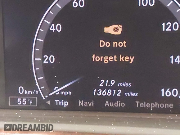 2007 Mercedes-Benz S 550 with VIN WDDNG71X17A103315, listed as a IAAI auction lot 41640707 with 136,812 mi miles and . Bid and sale history available at DreamBid. Image 15.