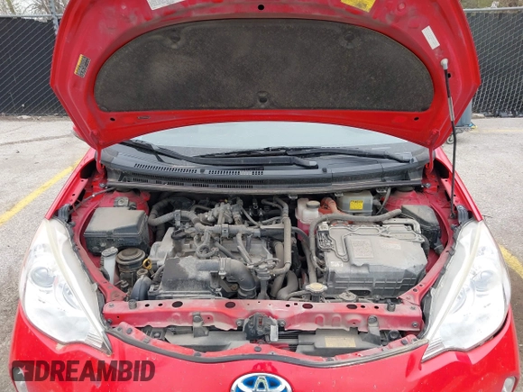 2014 Toyota Prius One with VIN JTDKDTB34E1561728, listed as a IAAI auction lot 41851437 with 111,996 mi miles and . Bid and sale history available at DreamBid. Image 10.
