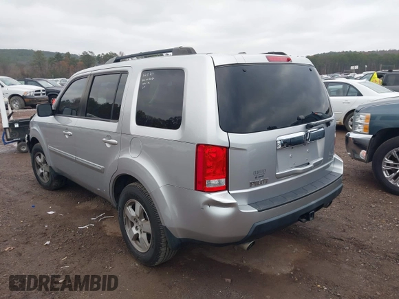 2011 Honda Pilot EX-L with VIN 5FNYF3H6XBB036391, listed as a IAAI auction lot 41100998 with 120,516 mi miles and . Bid and sale history available at DreamBid. Image 3.