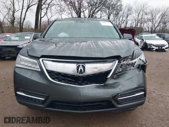 2015 Acura MDX Tech Pkg with VIN 5FRYD4H44FB006205, listed as a IAAI auction lot 41048794 with 151,060 mi miles. Bid and sale history available at carsss.com. Image 12.