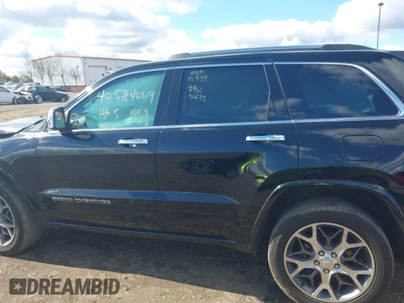 2020 Jeep Grand Cherokee Overland with VIN 1C4RJFCGXLC297961, listed as a IAAI auction lot 40584009 with 46,987 mi miles. Bid and sale history available at carsss.com. Image 14.