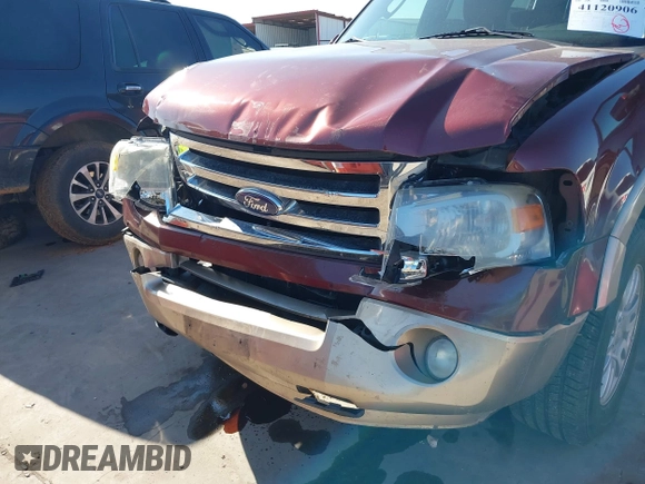 2012 Ford Expedition XLT with VIN 1FMJU1H54CEF09557, listed as a IAAI auction lot 41120906 with 195,403 mi miles and . Bid and sale history available at DreamBid. Image 6.
