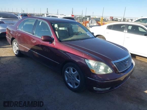 2005 Lexus LS 430 z VIN JTHBN36F150176584, wystawiony jako IAAI lot #41753907 z przebiegiem 219 602 mil mil oraz . Historia ofert i sprzedaży dostępna na DreamBid. Obrazek 1.