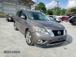 2014 Nissan Pathfinder SL with VIN 5N1AR2MN4EC612375, listed as a Copart auction lot 61652485 with 127,039 mi miles and Salvage title. Bid and sale history available at DreamBid. Image 13.