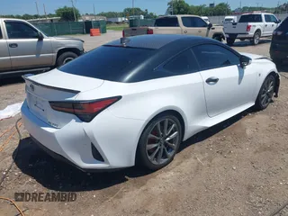 2021 Lexus RC 300 F Sport with VIN JTHGA5BC8M5011173, listed as a IAAI auction lot 42536142 with 51,113 mi miles and . Bid and sale history available at DreamBid. Image 4.