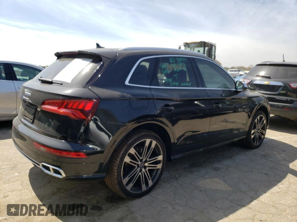 2020 Audi SQ5 Premium Plus with VIN WA1B4AFYXL2037124, listed as a Copart auction lot 45474703 with 17,609 mi miles. Bid and sale history available at carsss.com. Image 3.