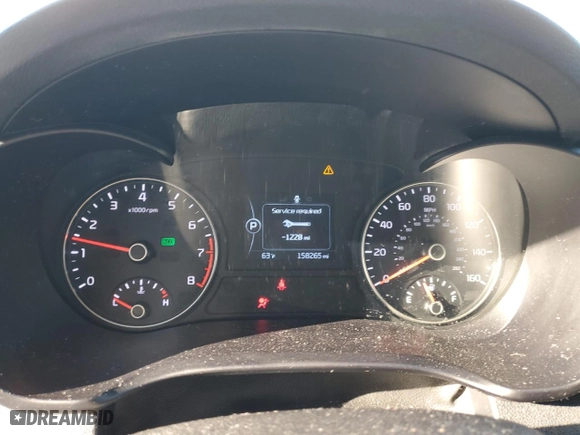 2016 Kia Optima LX with VIN 5XXGT4L37GG035923, listed as a Copart auction lot 52915295 with 158,265 mi miles and Salvage Title. Bid and sale history available at carsss.com. Image 9.