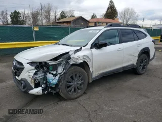 2025 Subaru Outback Onyx z VIN 4S4BTALC3S3119489, wystawiony jako Copart lot #51509965 z przebiegiem 11 976 mil mil oraz Szkoda całkowita • Salvage title. Historia ofert i sprzedaży dostępna na DreamBid. Obrazek 1.