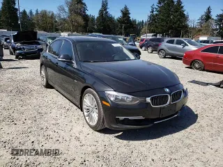 2013 BMW 3 Series 328i with VIN WBA3C1G55DNR45687, listed as a Copart auction lot 53390025 with 129,165 mi miles and Salvage Title. Bid and sale history available at carsss.com. Image 10.