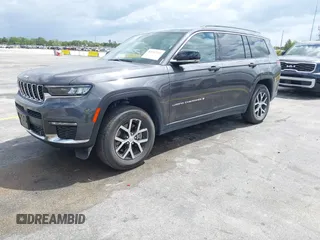 2024 Jeep Grand Cherokee Limited with VIN 1C4RJKBG7R8602211, listed as a IAAI auction lot 42182703 with 14,988 mi miles and . Bid and sale history available at DreamBid. Image 2.